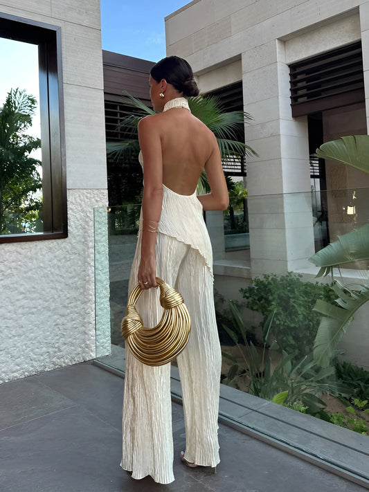 Edith – Refined Pleated Two Piece Set