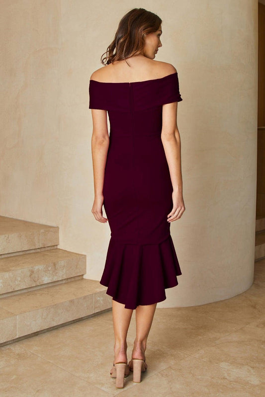 Brienne Dress - Mahogany