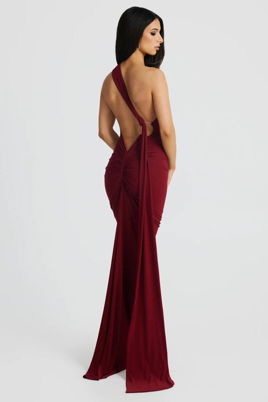Constantina Gown - Wine