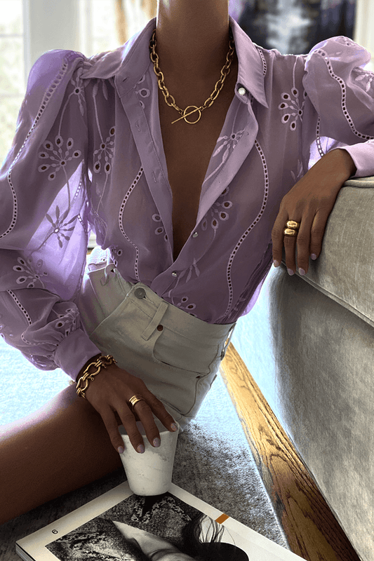 Elise Blouse - Lilac
