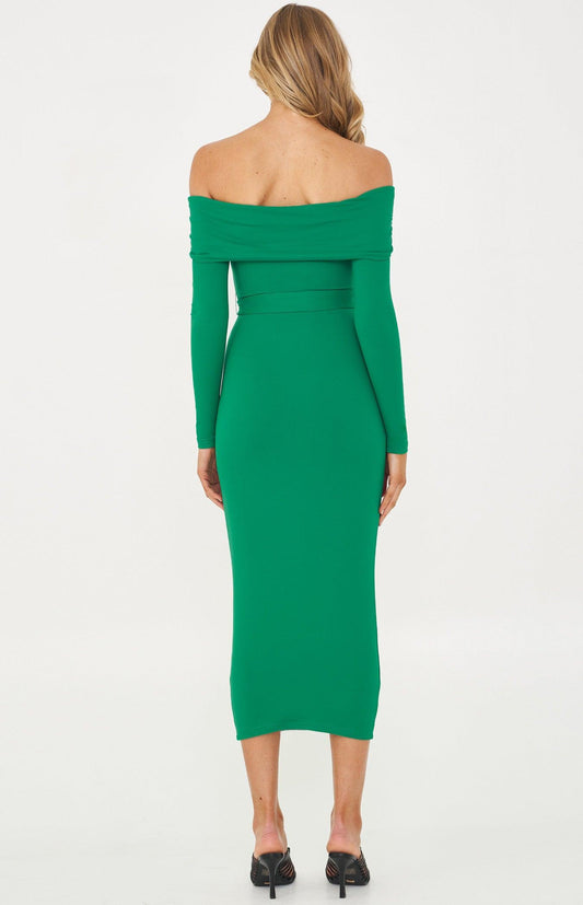 Joelle Midi Dress - Green