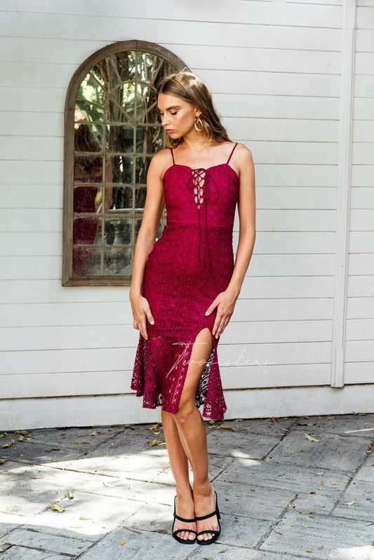 Kelsey Dress - Red