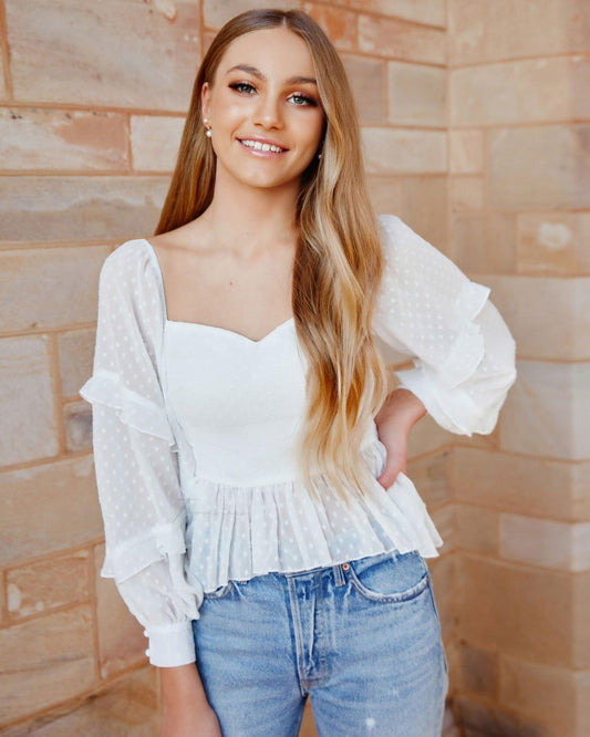 Lavina Top - White