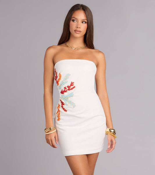 Sunlit Escape Cutout Mini Dress