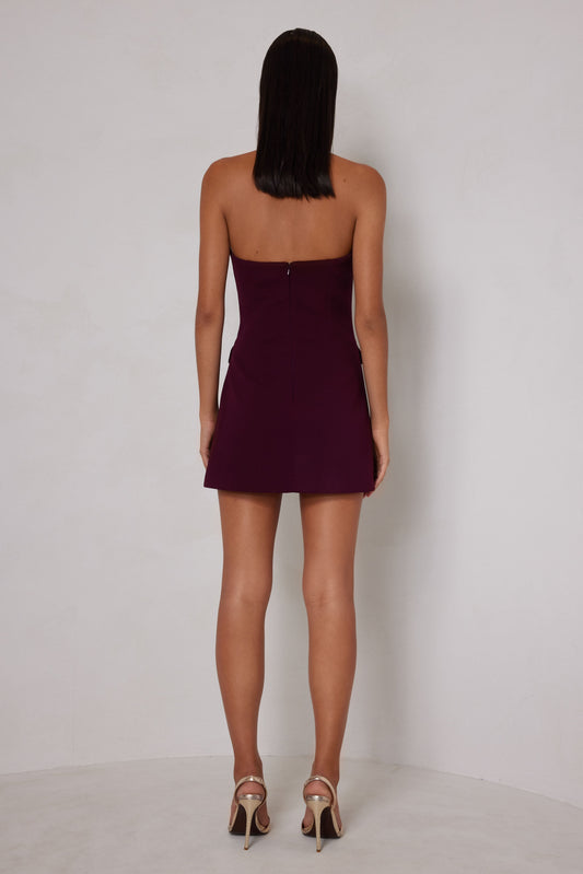 Jillian Dress - Deep Plum