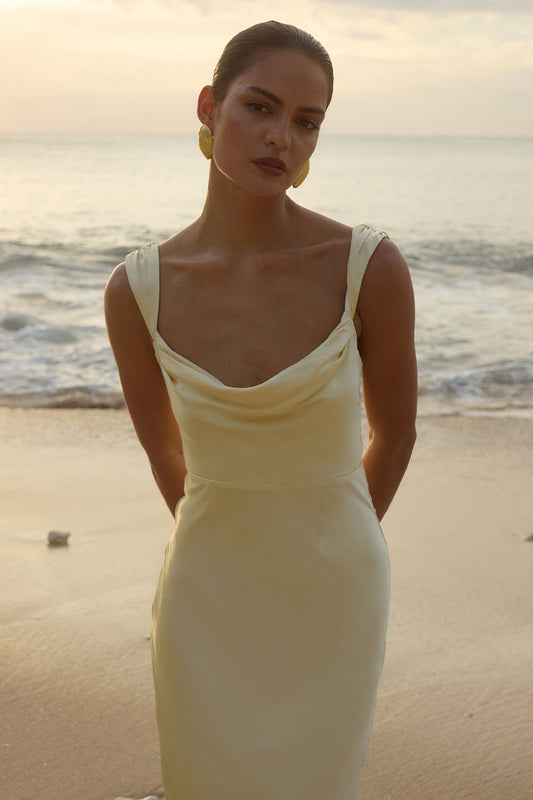 Margot Maxi Dress - Lemon
