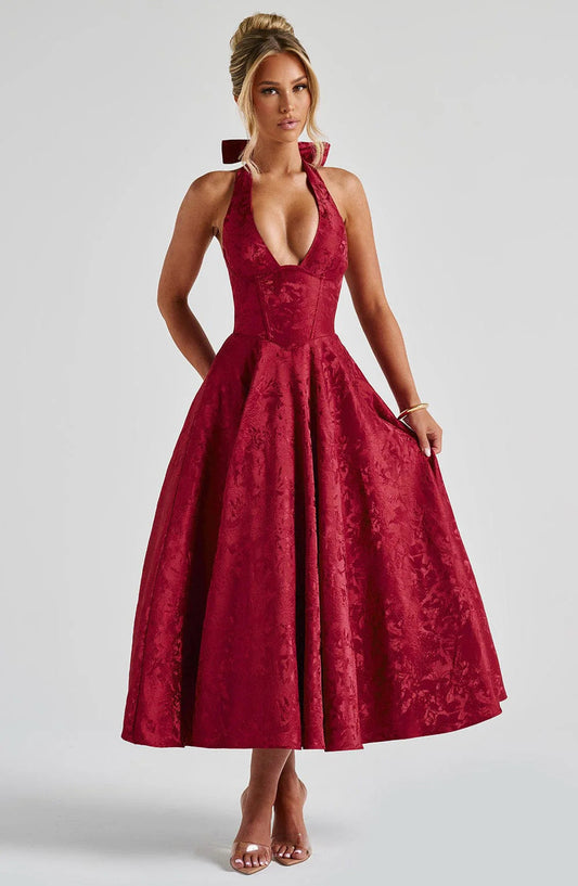 Livette - Elegance Open Midi Dress