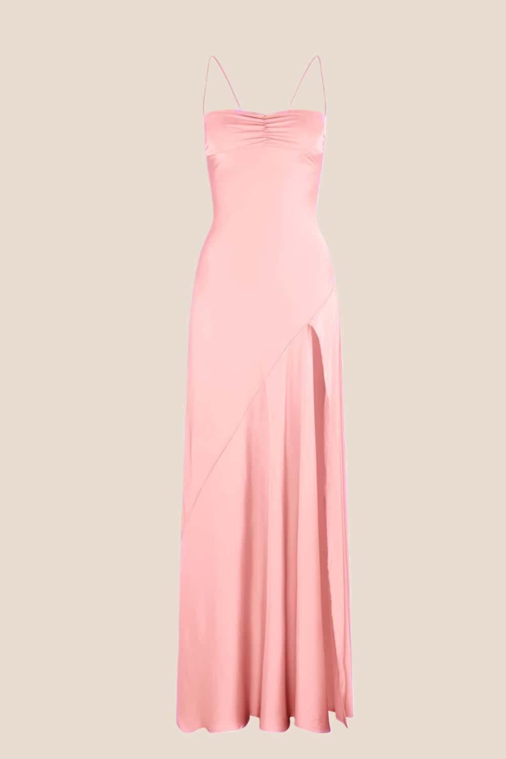 Royal Blue Straps Long Dress with Slit