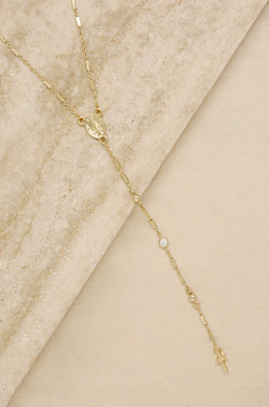 Cross Necklace - 18k Gold Plated