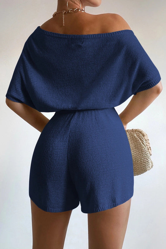 Miami Knit Romper - Steel