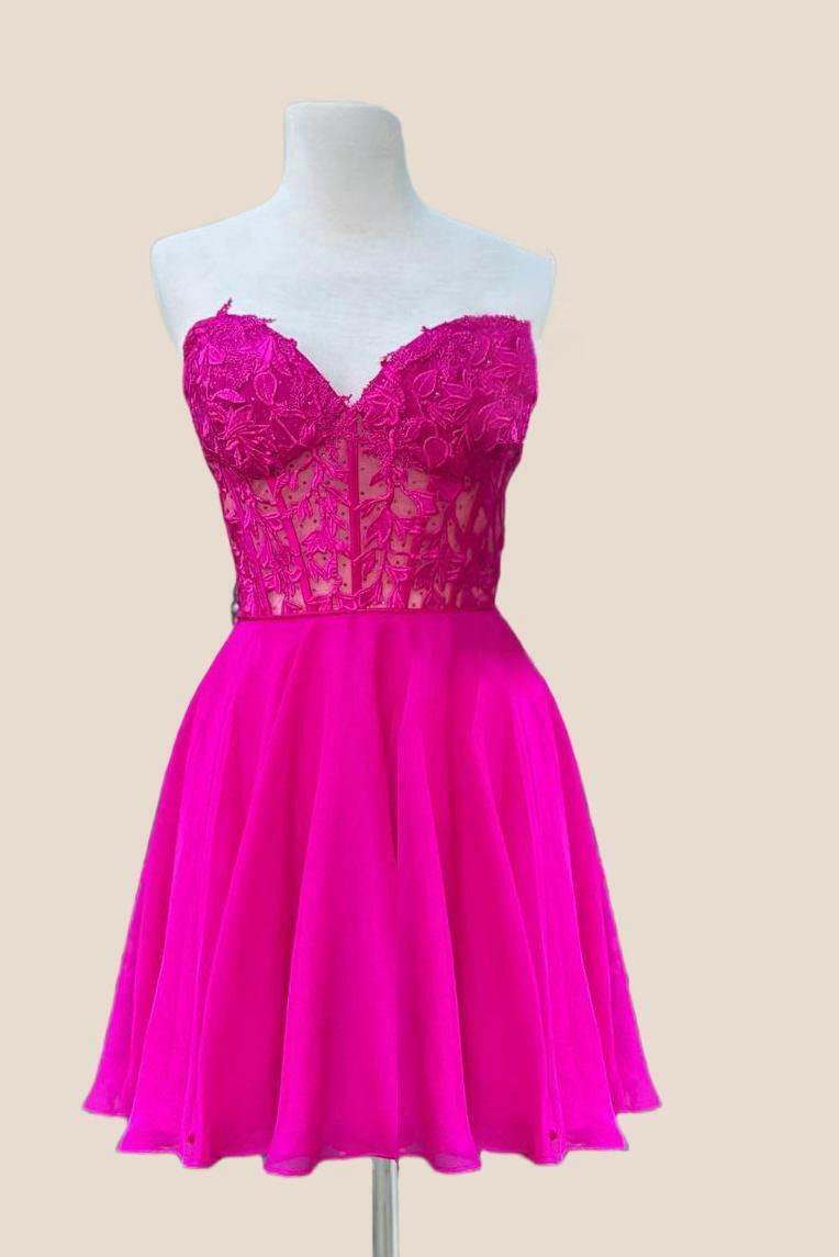 Royal Blue Short Chiffon Homecoming Dress