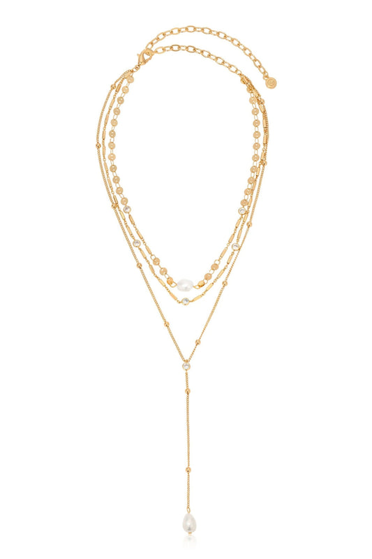 Forever Falling Pearl Lariat