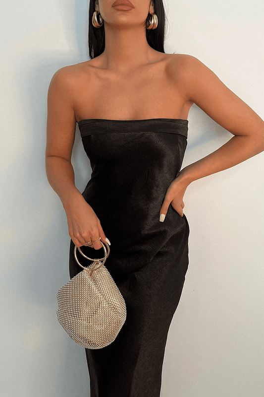 Leyla Slip Dress - Black