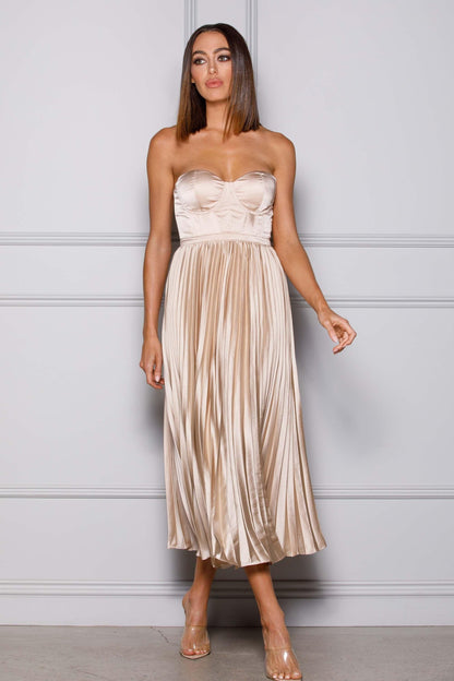 Milan Dress - Champagne
