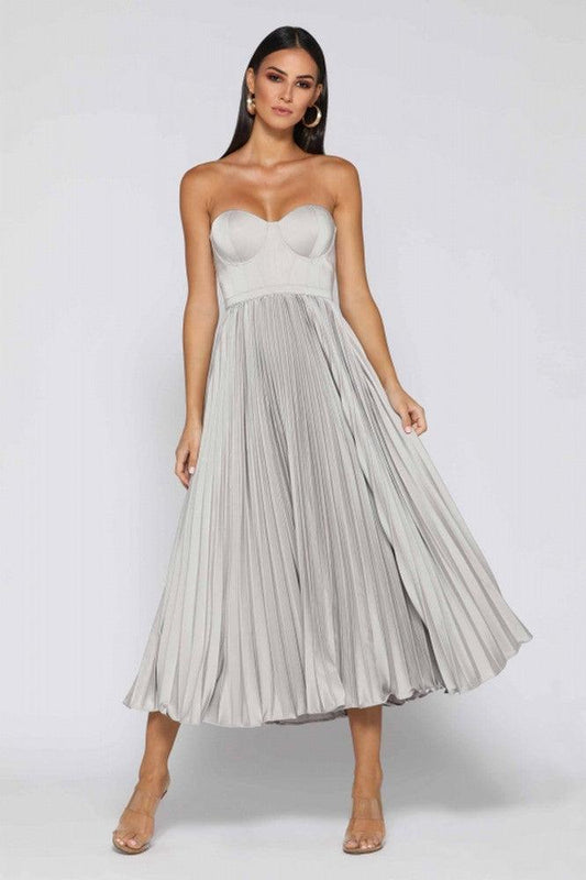 Milan Dress - Silver