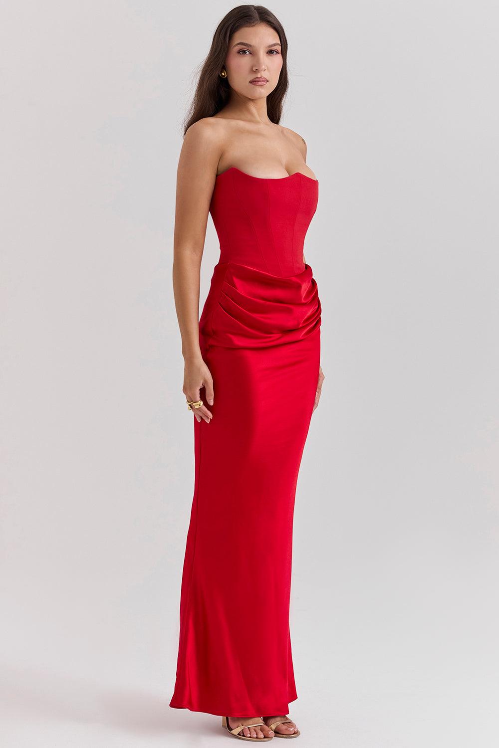 Livette - Corset Midi Dress