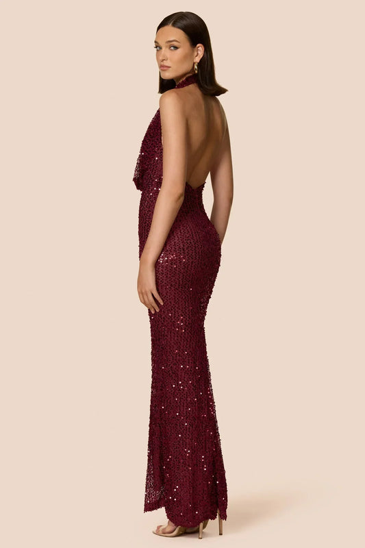 Nookie Suri Gown - Wine